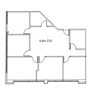 the plan of the second floor of the house showing the floor plan with